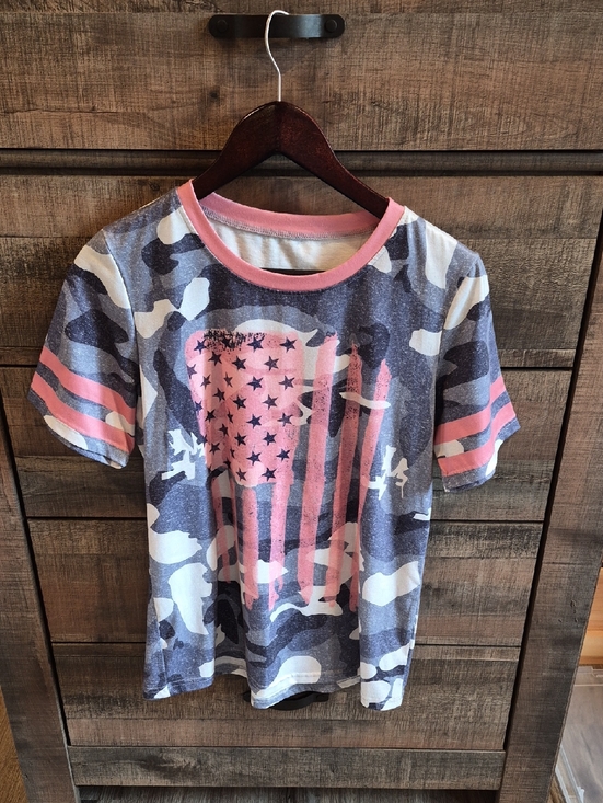 Tops - Womens Pink/ Blue T